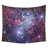 Xinhuaya Nebula Tapestry Space Decorations Galaxy Stars in Space Celestial Astronomic Planets in the Universe Milky Way Print, Bedroom Living Room Dorm Wall Hanging Tapestry