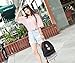 Hitop Geometry Dot Casual Canvas Backpack Bag, Fashion Cute Lightweight Backpacks for Teen Young Girls