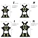 OuterStar Ice & Snow Grips Over Shoe/Boot Traction Cleat Rubber Spikes Anti Slip 10-Stud Crampons Slip-on Stretch Footwear S/M/L/X-L(Extra 10 Studs)