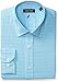 Nautica Men's Plaid Spread Collar Dress Shirt, Aqua, 16.5