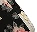 KAYOND Black Rose Patten Canvas Water-Resistant 15.6 Inch Laptop Sleeve