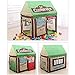Kid Play Tent Children Playhouse Indoor Outdoor Toy Play House for Boy Girl 2 3 4 5 Years Old Perfect for Birthday Gift, Christmas (Yellow)