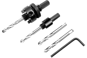 Drill Bits kit LAIWEI 5PCS Hole Saw Arbor Set, Drilling Tool for Hole saws 16-300 mm (5PCS)