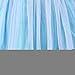 Girls Snow Queen Costume Elsa Dress Christmas Princess Dress Up,Sky Blue,110(US 2T)