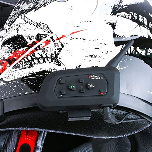 Carrfan VNETPHONE V4 V6 Intercom Accessories Microphone Speaker & Clip for V4 V6 Helmet Intercom Motorcycle BT Interphone 3.5mm Jack Plug