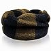NSSTAR Fashionable Double Color Baby Infant Kids Toddler Unisex Boys Girls Weave Knitting Warm Neck Warmer with 1PCS Free Cup Mat Color Ramdon (Brown)