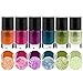 Maniology (formerly bmc) Tropix Creamy Summer Fashion Creative Nail Art Stamping Polish Collection - 6 Colors