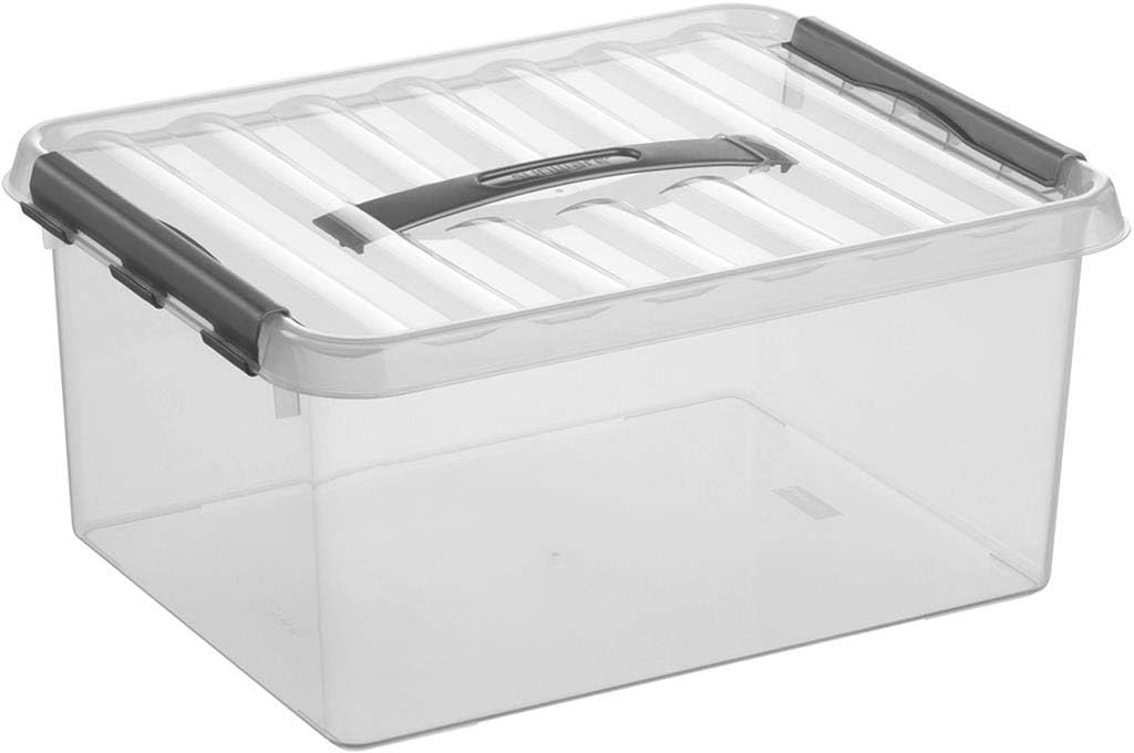 Sunware Q-Line Storage Box 15 Litre Transparent colour