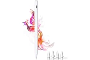 DOGAIN Stylus Pen for iPad 10th&11th(A16) - Type-c Charging Pencil for ipad Palm Rejection Active Pen Compatible with (2018-2025) Apple iPad 6/7/8/9/10/11, Air 3/4/5/M2/M3, Mini 5/6, Pro 11"/12.9"/M4 (White)