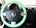 New SILICONE Neon Green-Glow in the Dark-Car Steering Wheel Cover By Cameleon