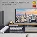 Outdoor TV Antenna - ANTOP 400-BV Amplified Flat Antenna with Noise-Free 4G Filter for VHF Enhanced, 70 Miles Multi-Directional Long Range Reception, 39ft Detachable Coaxial Cable, Waterproof