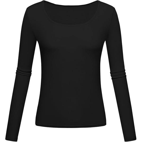 Kindcall Women's Yoga Crop Tops 2-Pack – Slim Fit Long Sleeve Workout Shirts (Black & Heather Grey)