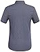 SSLR Men's Cotton Polka Dot Short Sleeves Slim Fit Dress Shirts (Medium, Blue)