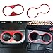 Bentolin 20Pcs Red Full Set Interior Decoration Trim Kit Compatible for Wrangler 2011-2017 4 Door Air Outlet & Door Inner Handle & Handbrake Trim & Cup Holder & Gear Shift Knobs Cover Trim