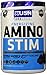 USN Energizing Amino Stim Sugar Free Energy Supplement - Energy, Stamina Recovery Powder with BCAAs, Blue Raspberry, 30 Servings