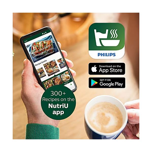 Philips Premium XXL Airfryer - 7.3 Litres, 2225 W, Fat Removal Technology, Recipes (NutriU App), Keep Warm Function…