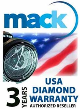 Mack Camera Repair 3 Year Diamond Service Contract for Digital Cameras, Video Cameras, Lenses, Binoculars, Telescopes, Flashes &amp; Lighting - up to $750.00 Retail Value