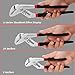 Meterk 3 Pcs Adjustable Plumbing Pliers Set, Tongue and Groove Pliers, 8 Inch, 10 Inch and 12 Inch Water Pump Pliers, Anti-slip Rubber Handle, Quick and Easy to Adjust MKGP01