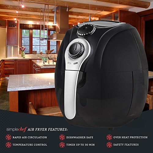 Simple Chef Air Fryer Air Fryer For Healthy Oil Free Cooking 3.5