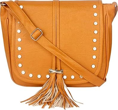 Beets Collection Womens PU Sling Bag/Side Bag For Girls/Women (Yellow) Colour