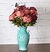 Duovlo Fake Flowers Vintage Artificial Peony Silk Flowers Wedding Home Decoration,Pack of 1 (New Red)