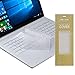 Case Star Clear Ultra thin Silicone Keyboard Skin Cover Protector ONLY Compatible with Laptop Microsoft Surface Book 1 (NOT Fit for Surface Book 2 and Other Models)