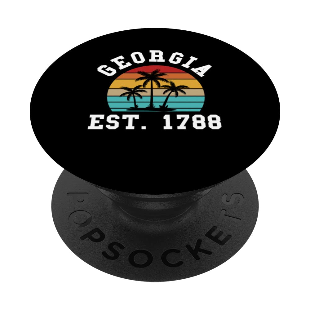 Georgia est. 1788 American State USA PopSockets Swappable PopGrip