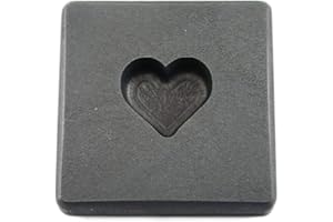 MAKE YOUR OWN GOLD BARS 1oz Heart Gold High Density Graphite Ingot Mold