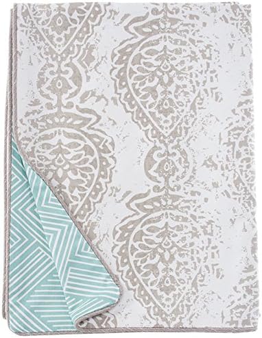 Sweet PotatoSoho Twin Duvet, Vintage Print/Aqua Print Reversible, 62" x 91"