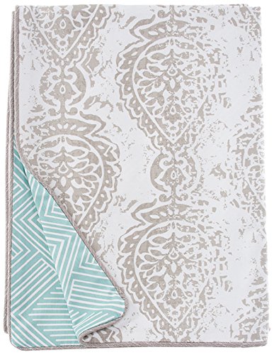 Sweet PotatoSoho Twin Duvet, Vintage Print/Aqua Print Reversible, 62" x 91"