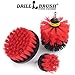 Stiff Bristle Power Scrubber Kit with Extension - Pressure Washer Surface Cleaner Alternative - Ideal for Cleaning Outdoor Garden, Fire Pit, Patio, Graveyard Tombstone, Bird Bath, Siding, and Deck