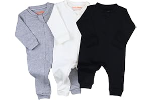 Kit 3 Macacão Minimalista Para Bebês Com Zíper Premium Confortável Menino Menina Unissex - Baby Greg