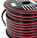 10 Gauge CCA Copper Clad Aluminum 100 ft Red Black Bonded Zip Cord Speaker Cable for 12Volt Automotive Amplifier Remote Trailer Harness Car Stereo LED Light Model Train Wiring