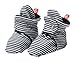 Zutano Baby Bootie, Black Candy Stripe, 12 Months
