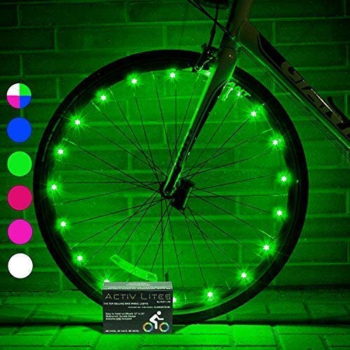 green bike wheels