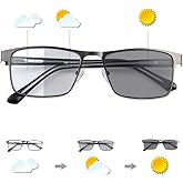 YIMI Photochromic Short Sighted Nearsighted Distance Glasses For Men Women Transition Blue Light Blocking Myopia Eyeglasses