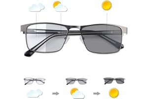 Photochromic Short Sighted Nearsighted Distance Glasses For Men Women Transition Blue Light Blocking Myopia Eyeglasses