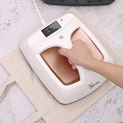 PowerPress HPM-0000-GD Heat Press Machine Portable-Gold, 12"x10", 2. Golden