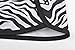Cityoung Women's Athletic Gym Tennis Skirt with Shorts Running Skort (M,Zebra Stripe)