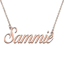 GR35Z9 Customized Unique Nameplate Jewelry My Name