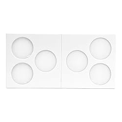 50 3-Hole Penny 2x2 Premium Cardboard Coin Flips
