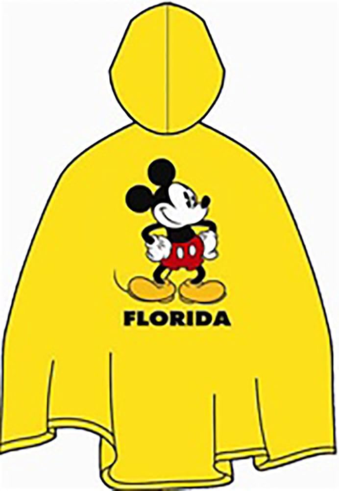 Disney Adult Unisex Mickey Mouse Rain Poncho Amazon.ca Clothing & Accessories