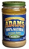 Adams 100% Natural Peanut Butter, Crunchy, 26 oz