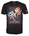 Funko Men's Pop! T-Shirts Marvel - Civil War Fight, Black, 2X