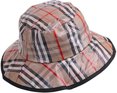 Women's Rain Hats Waterproof Rain Hat Wide Brim Bucket Hat Rain Cap