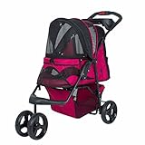 PETIQUE Razzberry Pet Stroller, Razzberry, One Size