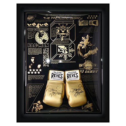 Signed Manny Pacquiao Legacy Limited Edition Cleto Reyes Boxing Glove Display