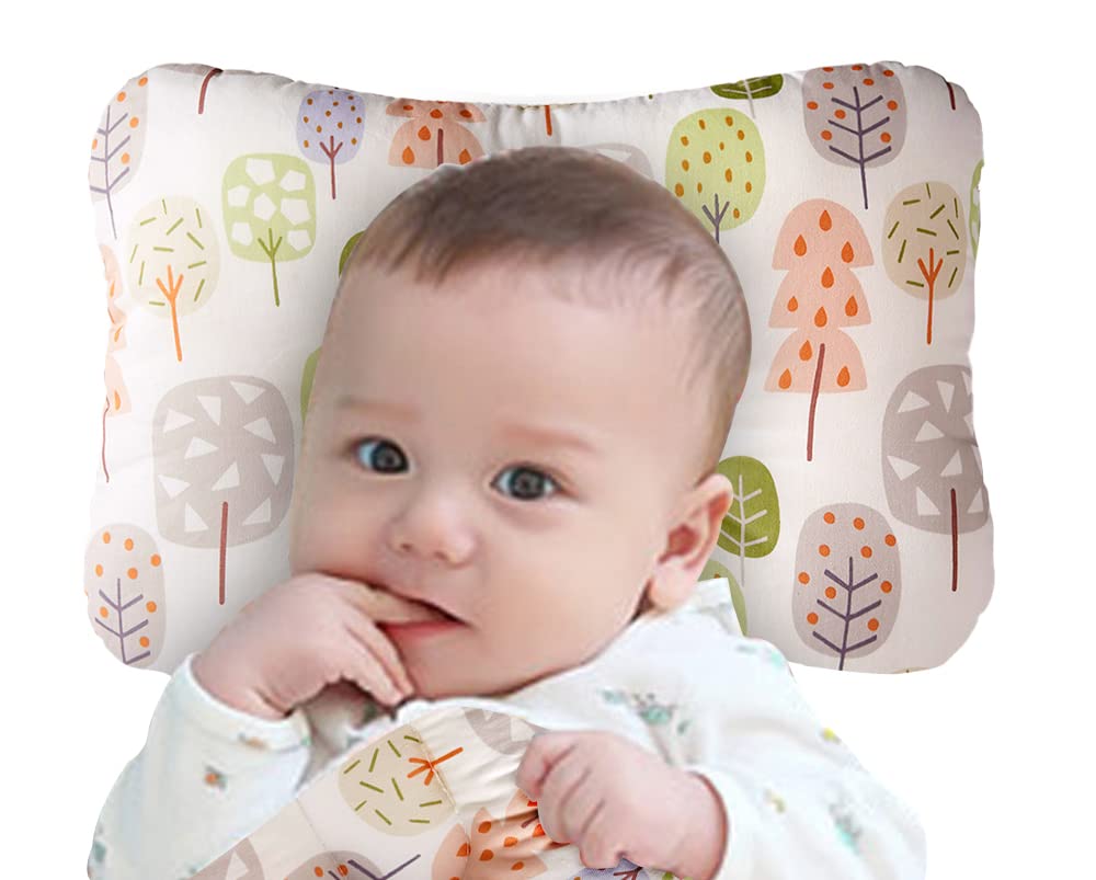 Photo 1 of WelsLife Soft Hypoallergenic Baby Head & Neck Support Organic Cotton Cover Machine Washable (Lime Tree)