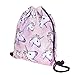 Deanfun Print Drawstring Backpack Rucksack Shoulder Bags Gym Bag (Animals,foods,skd90) 15