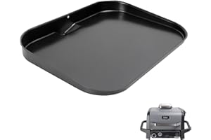 BMMXBI OG701 Grill Griddle Plate Pan XSKGRDPLT for Ninja Woodfire OG700 Series, Heavy-Duty Non-Stick Griddle Pan with Oil Hole, Ninja Grill Flat Top Griddle Plate Accessories